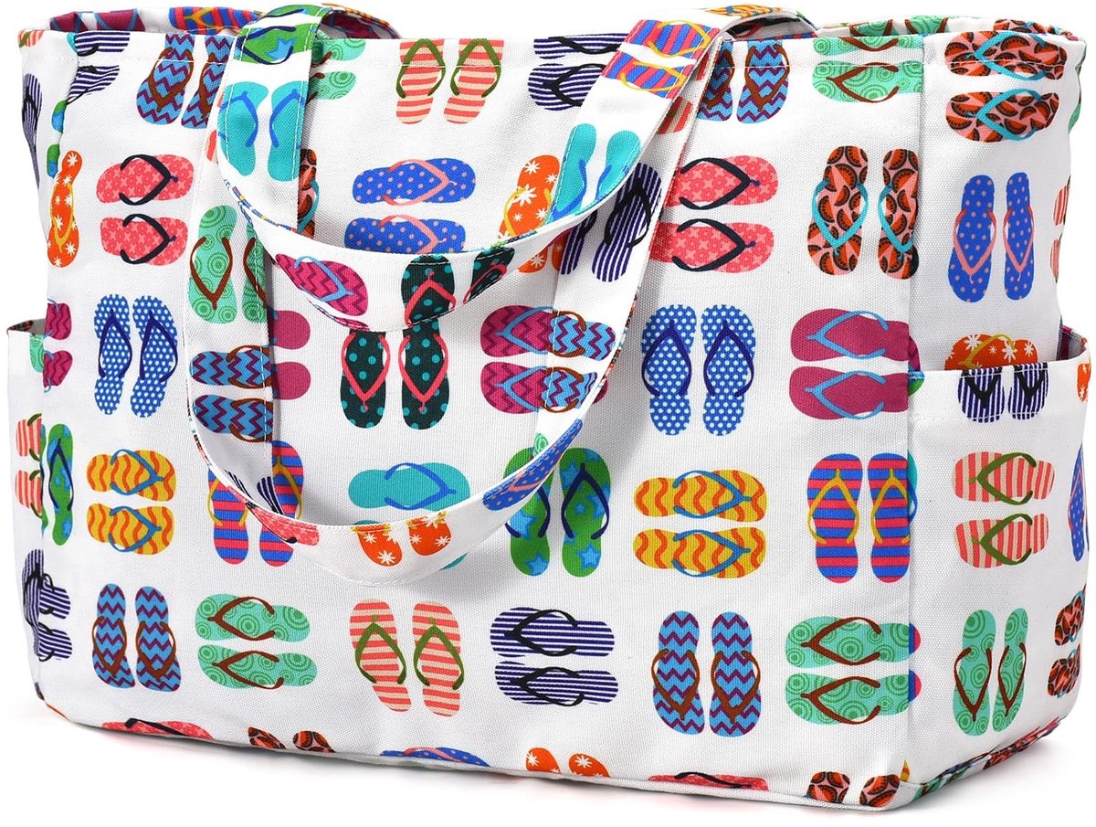 Omgoods - Grote Strandtas voor Dames met Waterdichte Eigenschappen