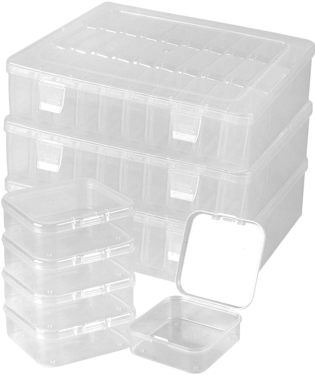 Omgoods - Transparante Plastic Opbergdoos voor Kralen met 93 Compartimenten