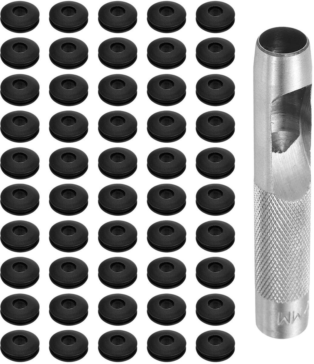 Omgoods - Set van 51 Plastic Ooglets voor Tarpaulins