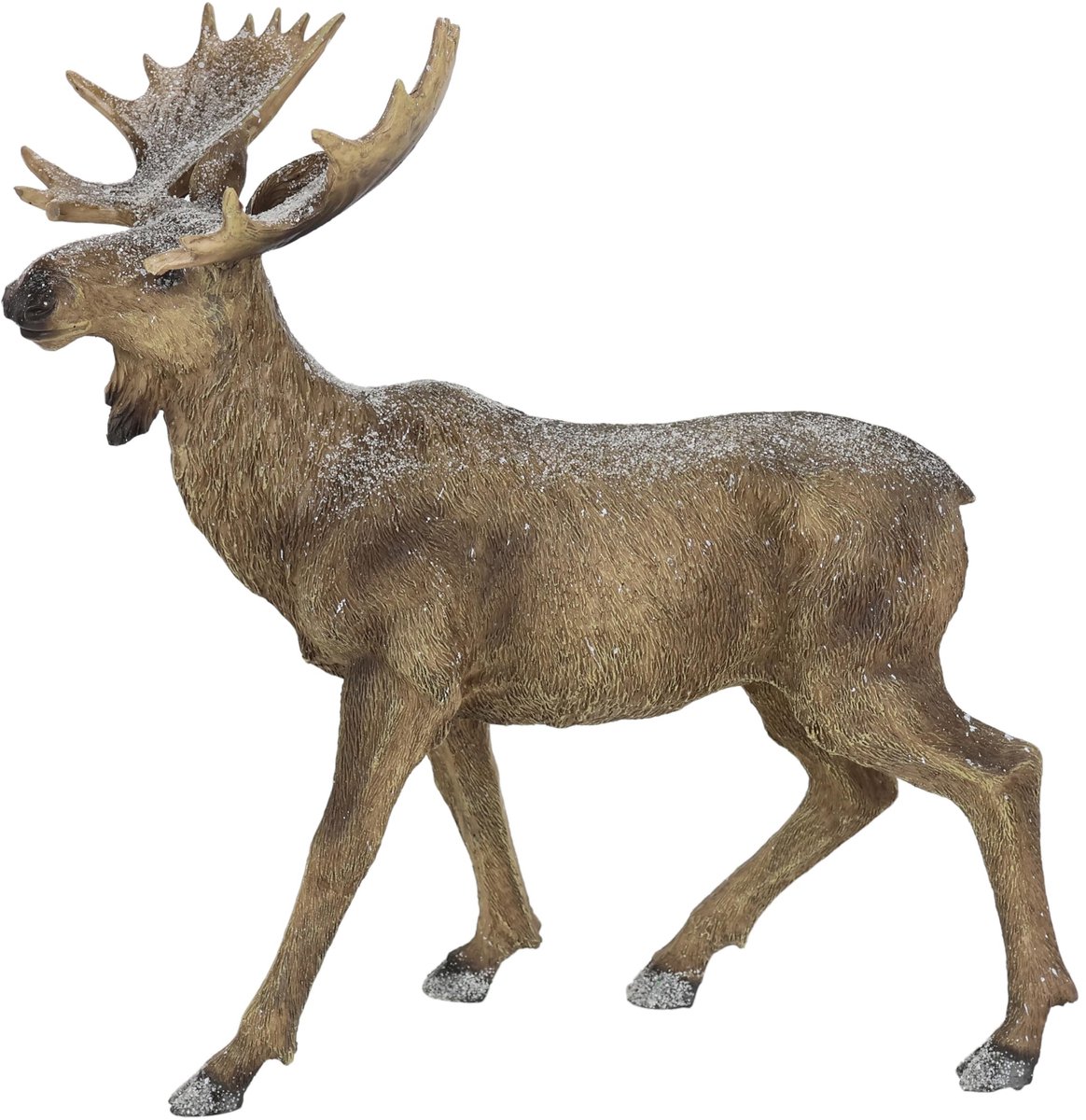 Omgoods - Hert Beeld voor Kerstdecoratie, 34x35x19cm