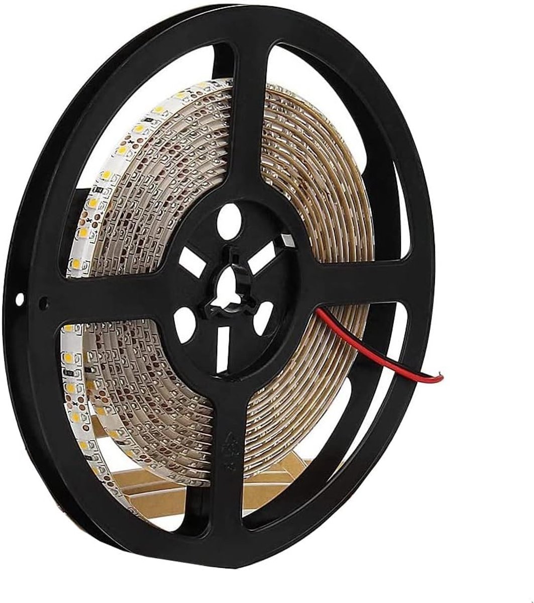 Ledstrip, 2 m, 2 m, 120 SMD 5050 leds, warmwit, 3000 K, 12 V, voor plafond, etalage, meubels enz