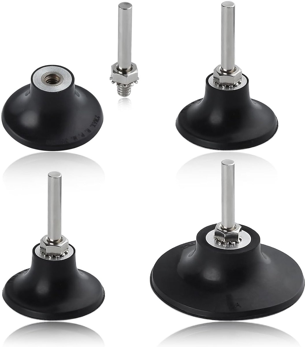 Disc Pad Houder Disc Pad Snel schakelen Adapterschijf 2 inch slijpschijven 3 inch slijpmachine 9,5 cm slijpschijf met 1/4 inch schacht voor polijsten slijpen