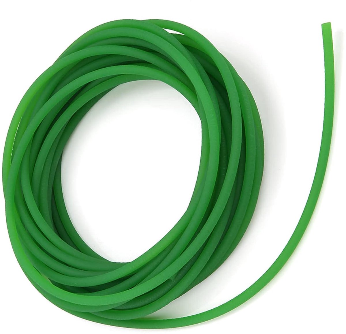 SnelShoppen - Polyurethaan Riem, Transmissieriem, Hoge Kwaliteit Urethanen Ronde Riem Groen 5mm x 10m, Slijtvast en Impactbestendig voor Aandrijving e