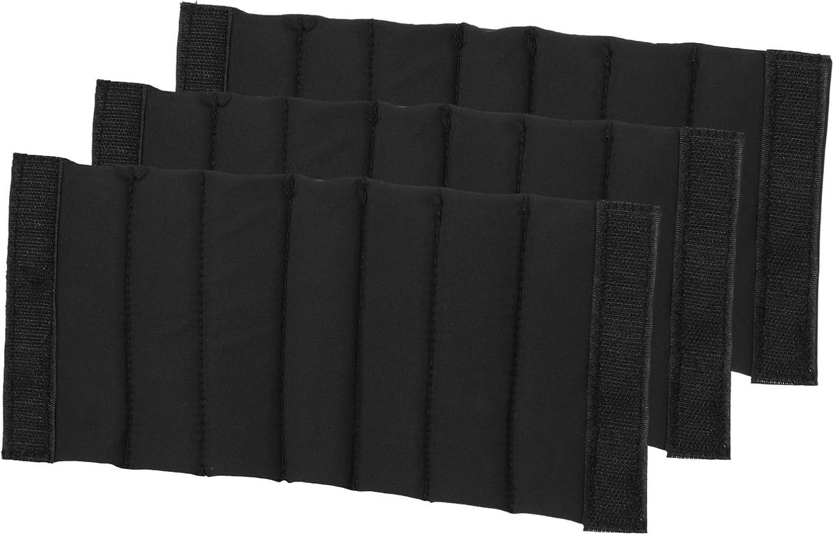 Cameratasverdeler, 3 stuks 8,6 x 4,7 x 0,3 inch schokbestendige cameratas, inzetstukken, separator pad, beschermende lens voor Nikon camera, DSLR, beschermtas, organizer, universeel