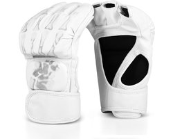 MMA Handschoenen Vingerloze Bokshandschoenen voor Mannen Vrouwen en Tiener Jeugd, UFC Grappling Krav MAGA Kickbokshandschoenen voor Training Bokszak Muay Thai Hitting Mitts Cutoff Martial Art