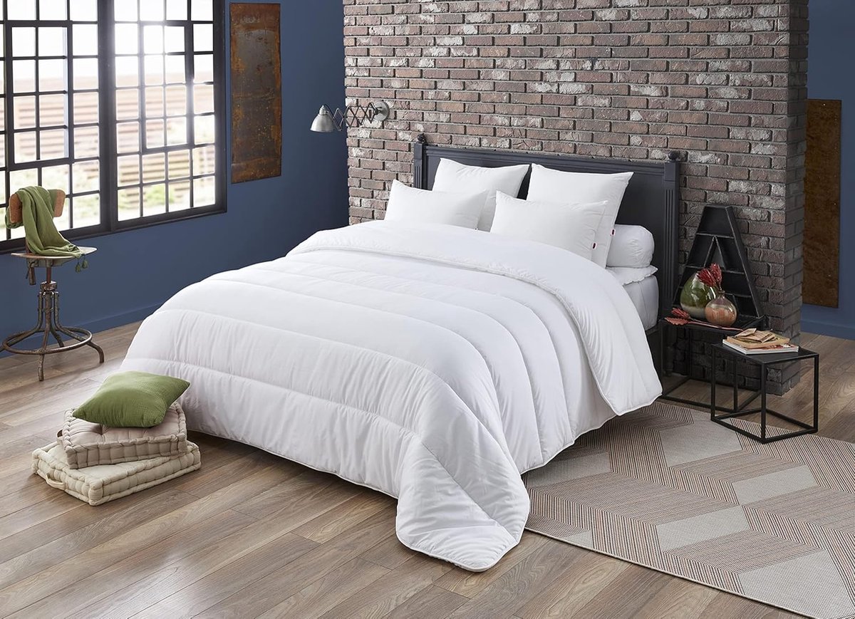 Noblesse polyester katoen wit 200 x 200 cm