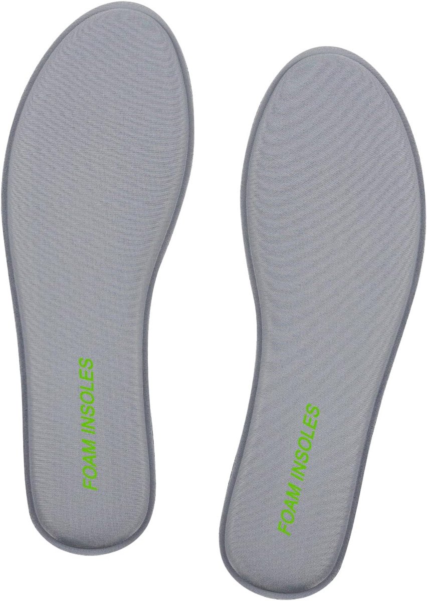 Inlegzolen voor Skechers Sneakers, Memory Foam Vervanging Inlegzool Insoles Binnenzolen voor Dames (Grijs 38 EU) | Inlegzool schoeninlegzolen vervangende zool | Kleur: Grijs | Maat: Dames 38 EU