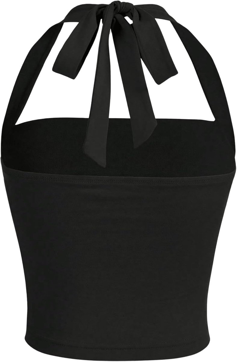 Neckholder top dames mouwloze tops schoudervrij shirts elegant bovenstuk zomertop