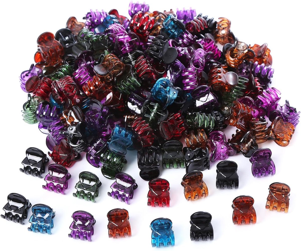 Clips, Haarklemmen voor Meisjes en Vrouwen, Accessoires voor Dagelijks Dragen in Gemengde Kleur