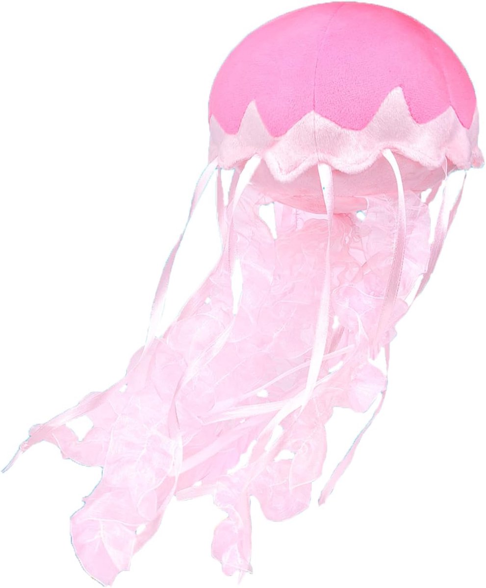 lilizzhoumax Medusa Pluche 15 cm, schattige simulatie pluche speelgoed Quusa hangend, zachte zeedieren, wilde dieren, cadeau voor kinderen en vrienden