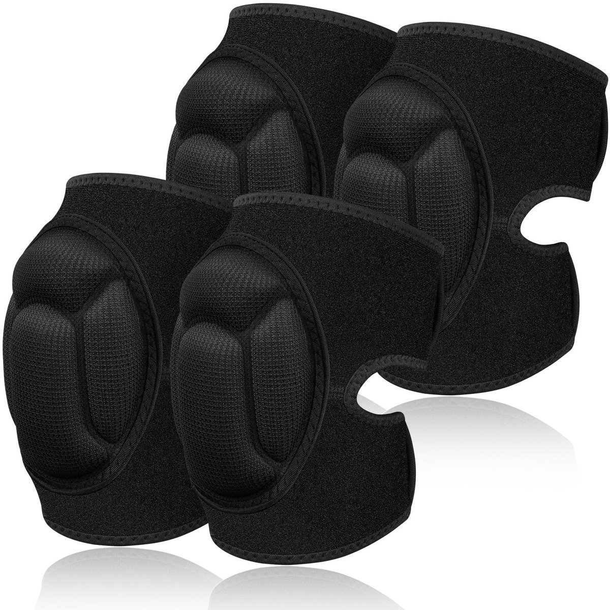 Omgoods - Werkkniebeschermers met Antislip Schuim, 2 Paar Grootte L