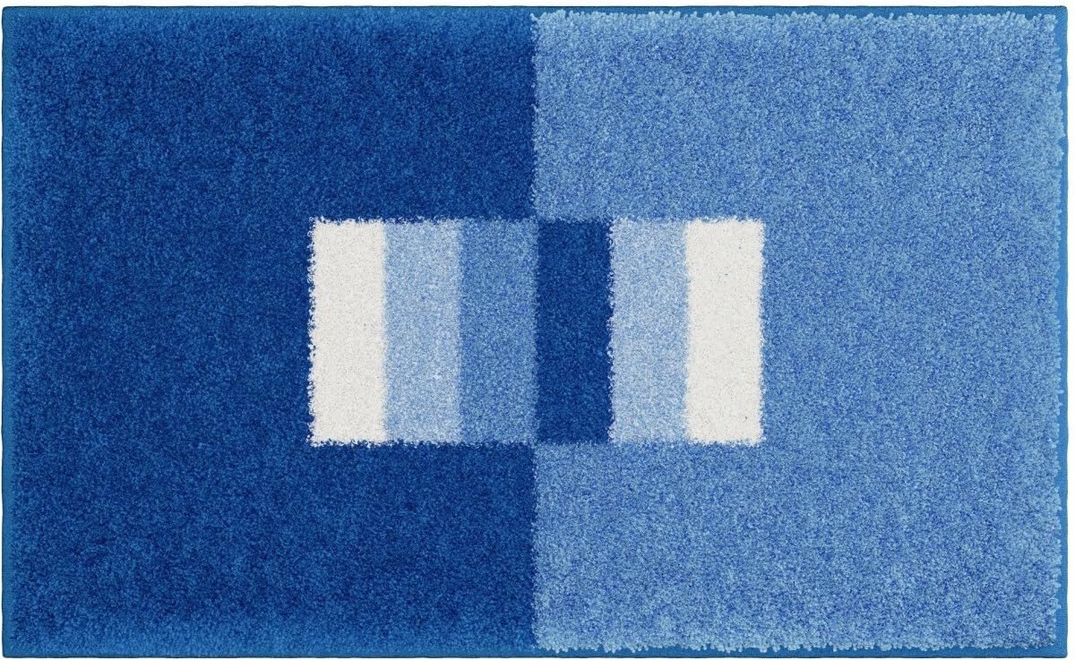 Omgoods - Antislip Badmat 60x90 cm Blauw