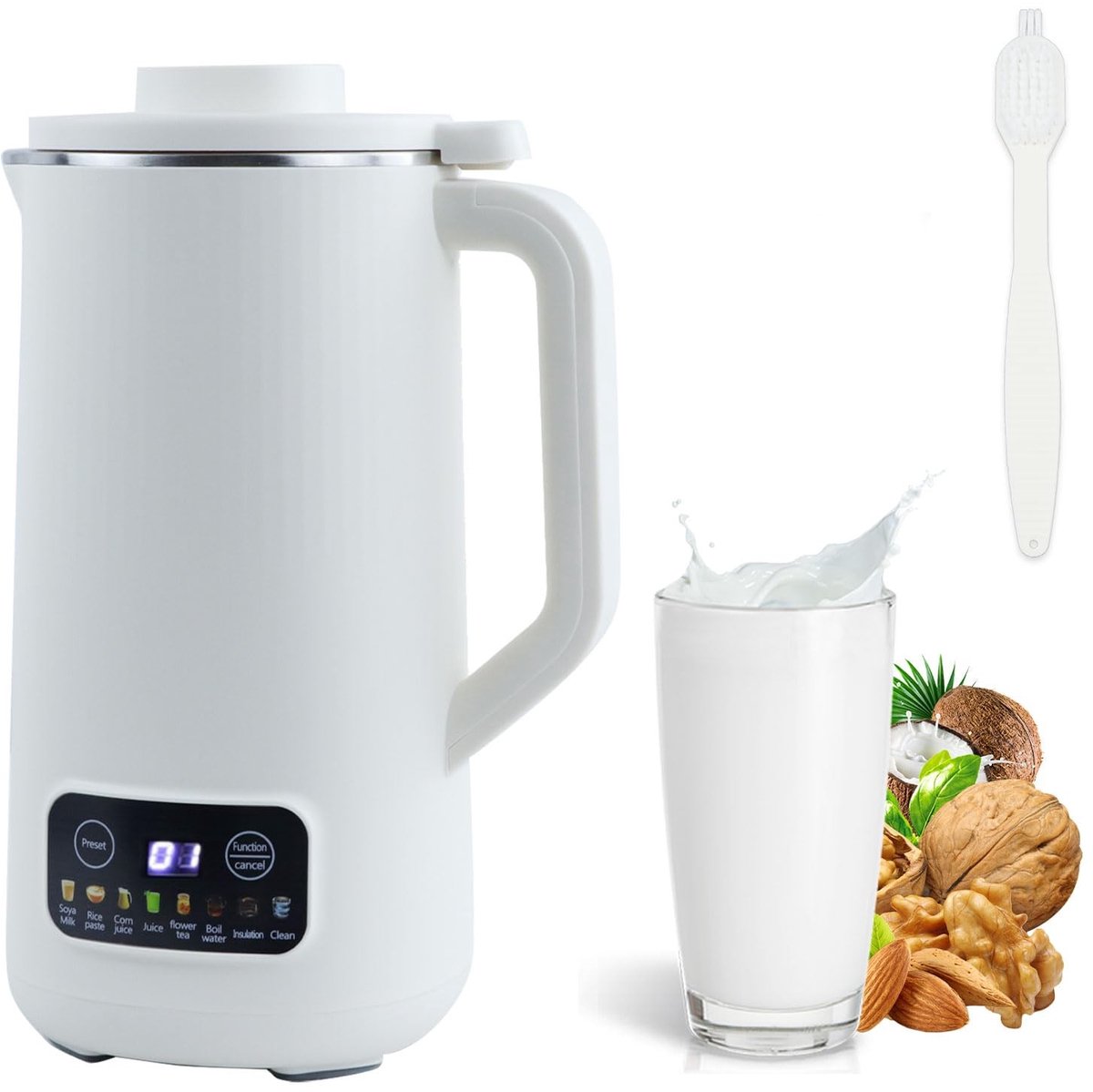Omgoods - Sojamelk Machine 600ml met 10 Messen en Zelfreiniging