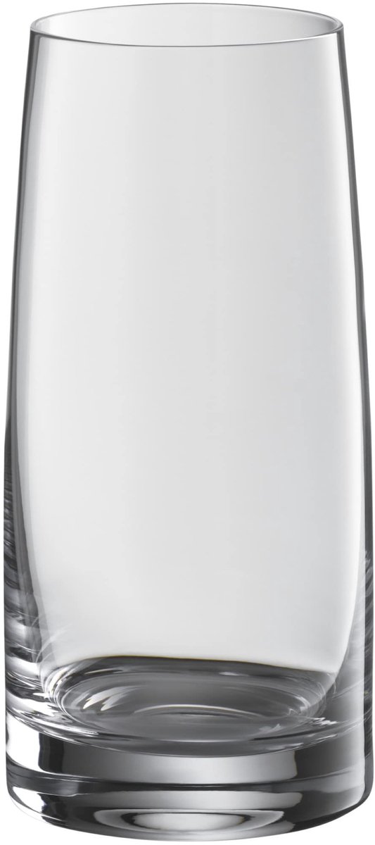 Omgoods - Set van 4 Hoge Drinkglazen van Kristal 360 ml