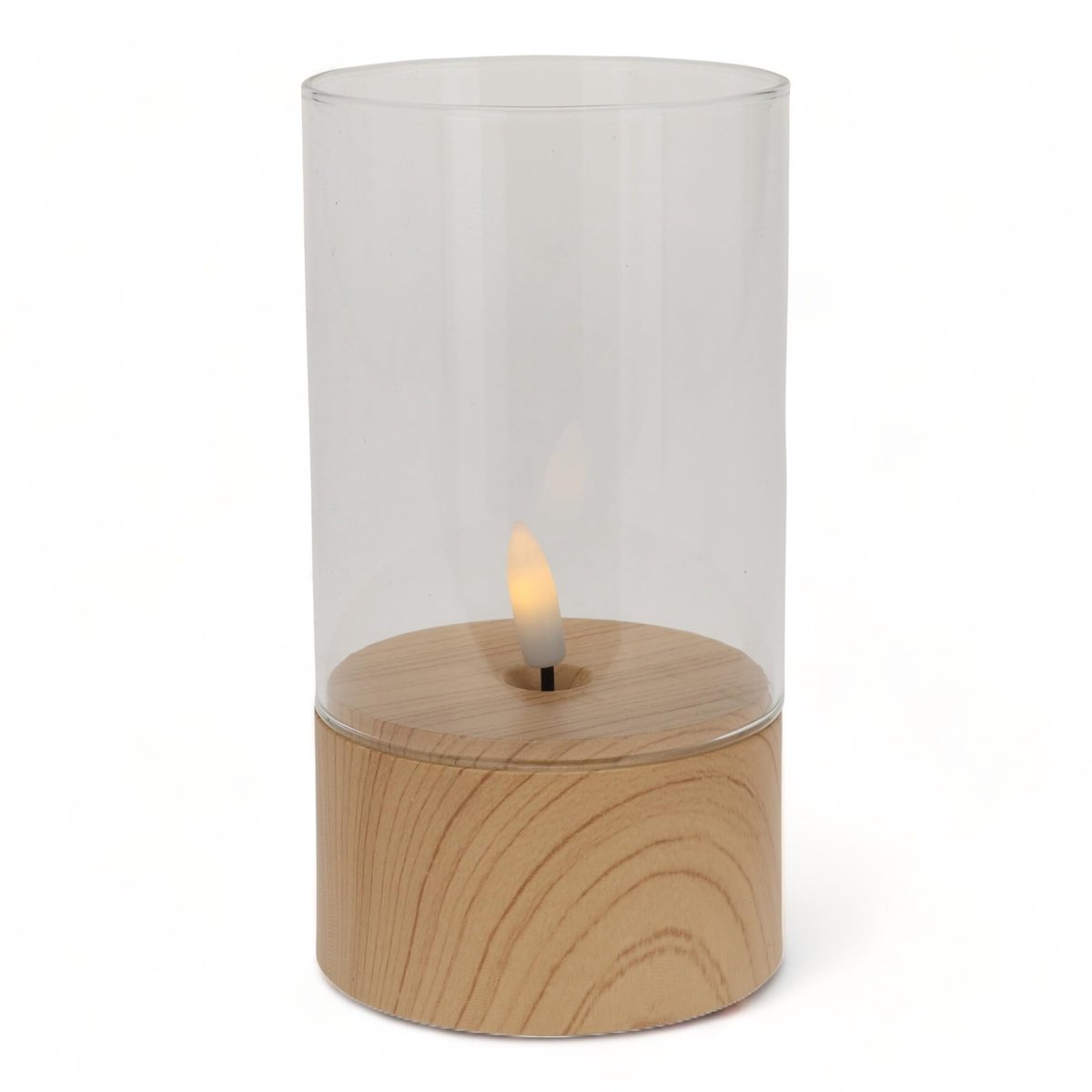 Omgoods - LED Kaars in Glas met Warm Witte Vlam