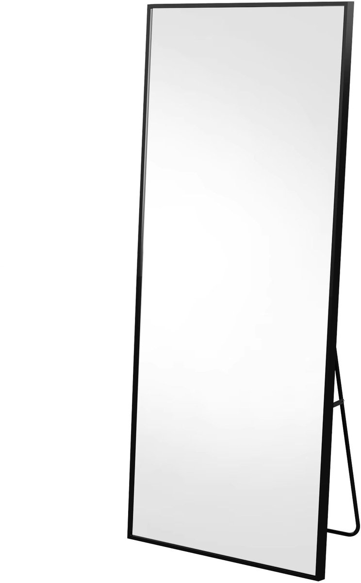 Happiq Staande en Wandspiegel 173 X 63 Cm - Volledige Lichaamslengte Spiegel, Hangend of Schuin Te - Aluminium Frame - Decoratief