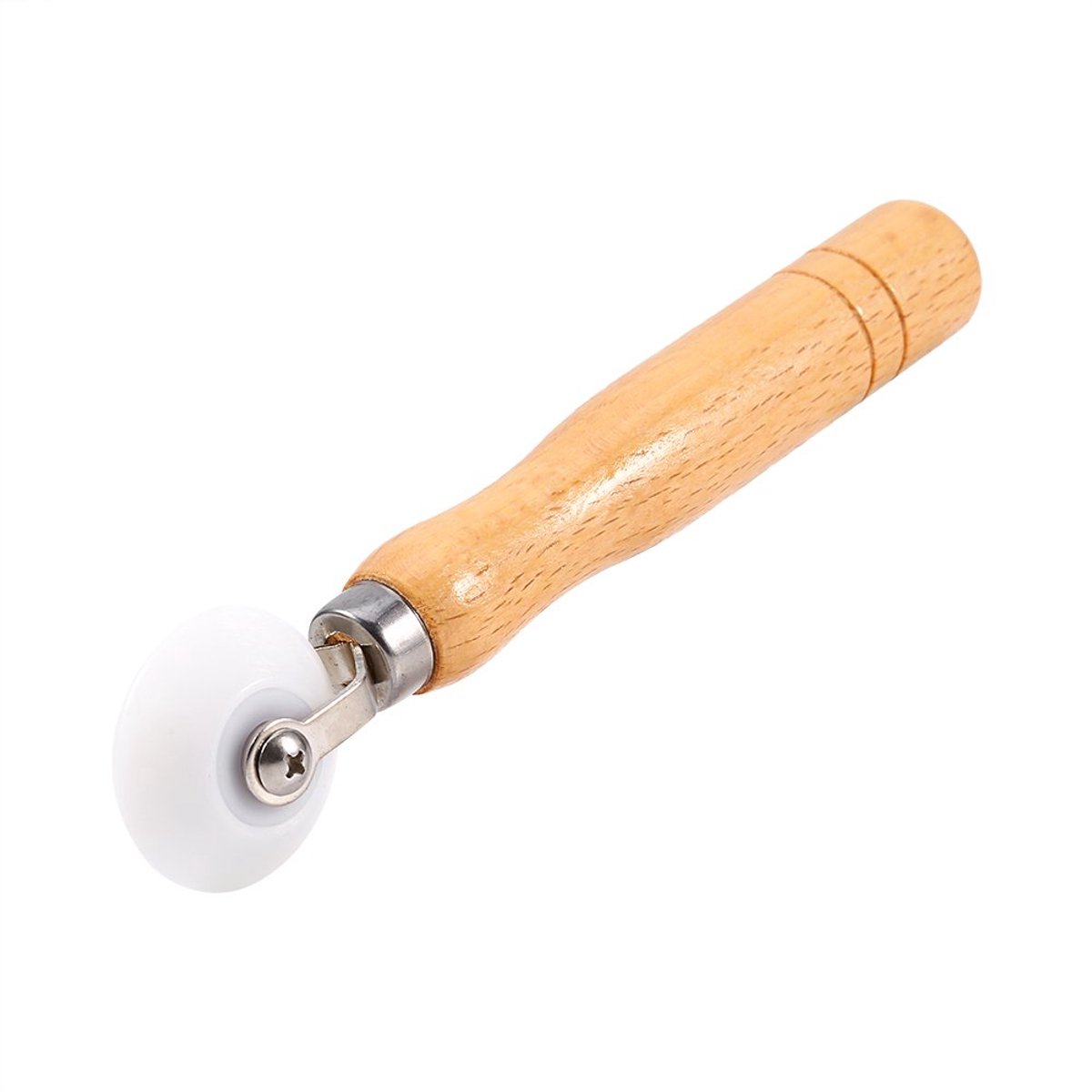 SnelShoppen - Niet-geweven Behang Roller met Houten Handvat, Lijm Roller voor Hoeken en Naadverwerking, Sterke Hechting, POM Materiaal, DIY Wanddecora