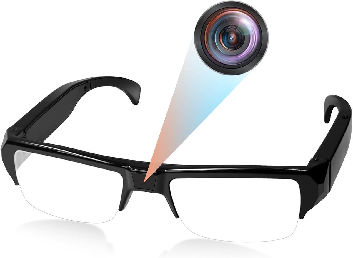Spy Bril met Verborgen Camera - Draagbare Mini Camera 1080P HD voor Foto's en Video's
