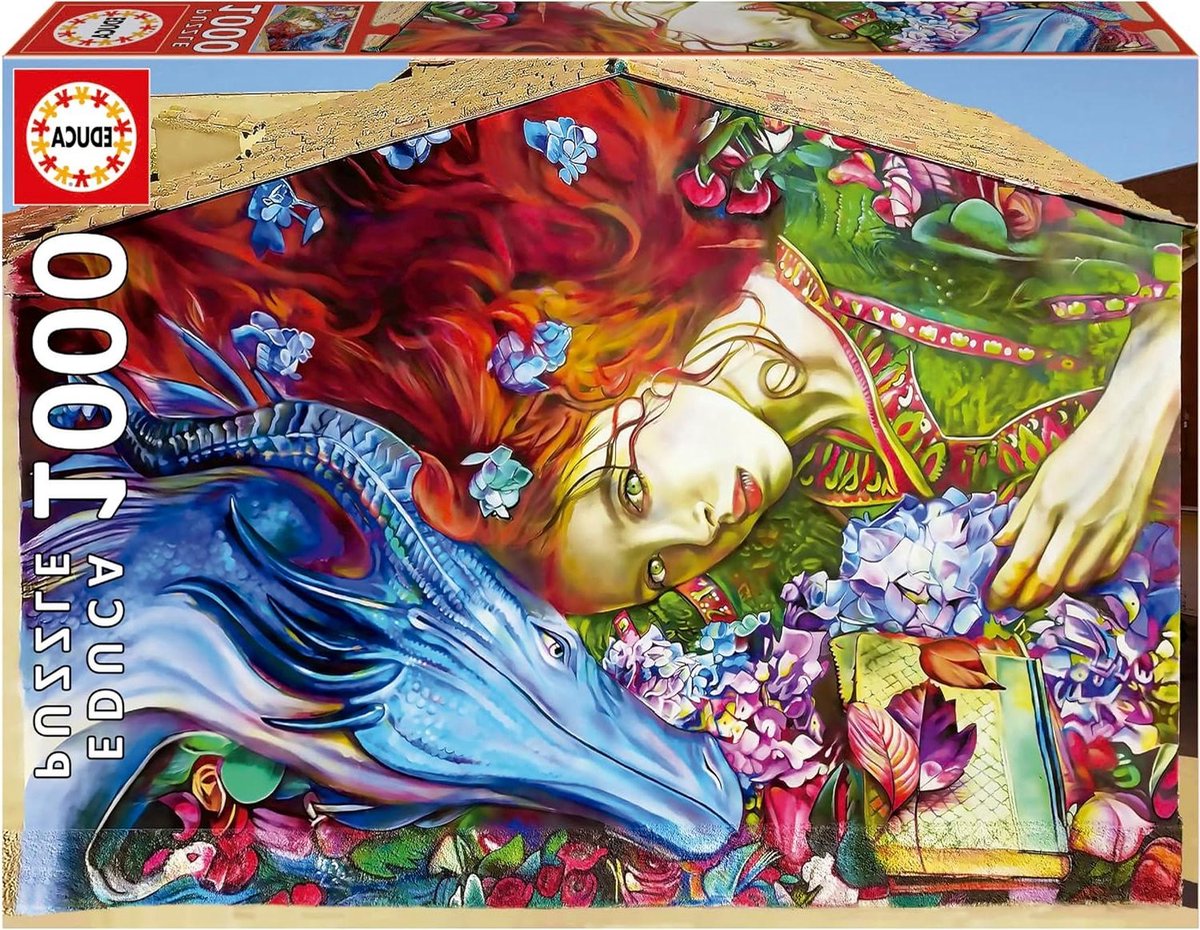 Legpuzzel Volwassenen - Puzzel 1000 Stukjes - Ontspanning Thuis - Plakstrip Inclusief - 68 x 48 cm - Diverse