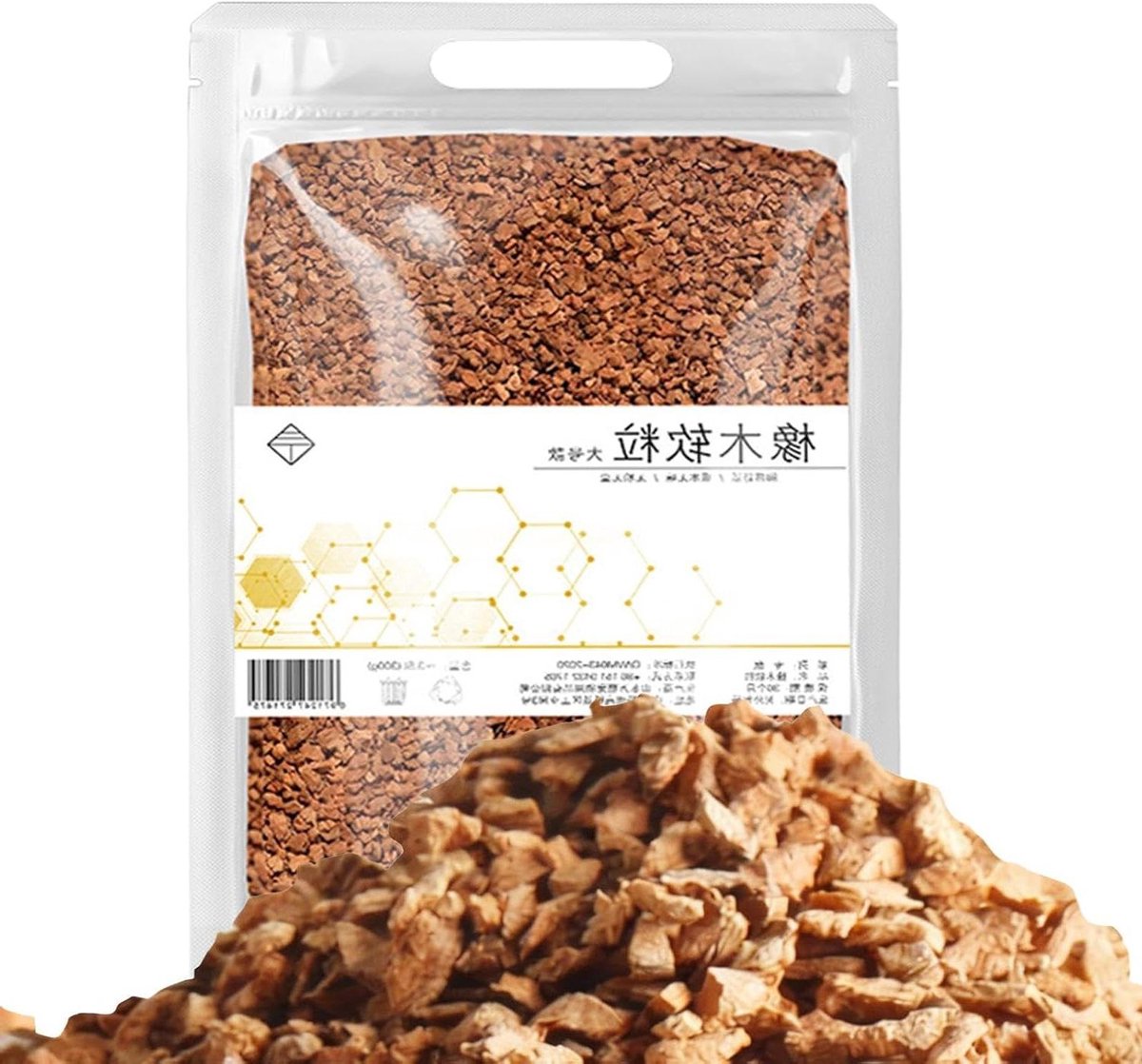 Bodembedekking Kleine Dieren - Nestmateriaal Knaagdieren - Verblijf Verrijken - Natuurlijke Geurneutralisatie - 31 x 30 x 9 cm - Houtkleur
