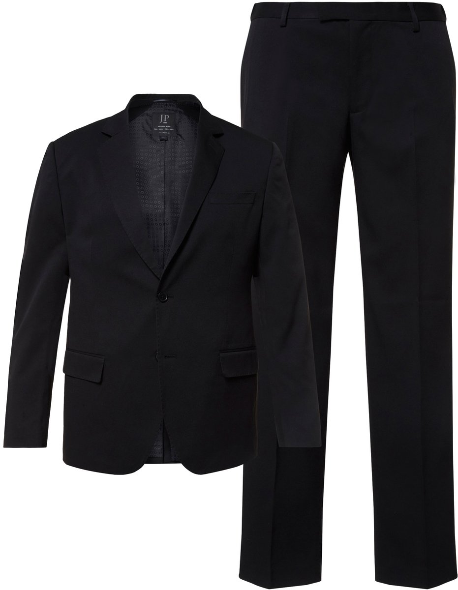 JP 1880 - Heren - Pak KONAN tweedelig business FLEXNAMIC® - Zwart - Maat 62