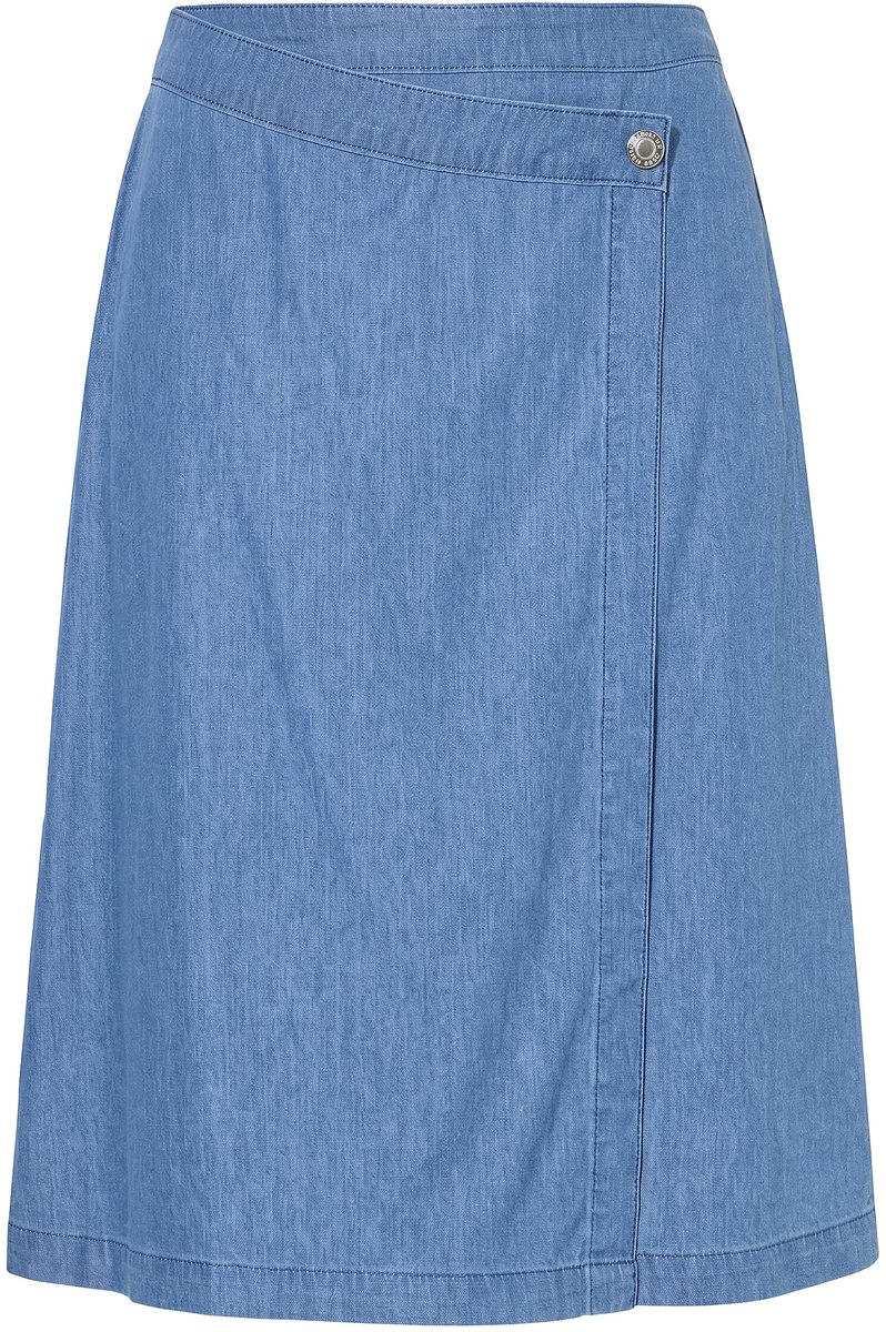 Angel of Style - Dames - Jeansrok A-lijn - Middenblauwe denim - Maat 60