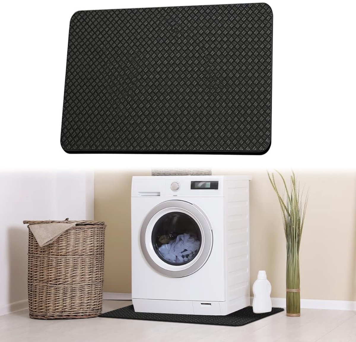 Omgoods - Antivibratiematte voor Wasmachine en Droger, 60x60 cm