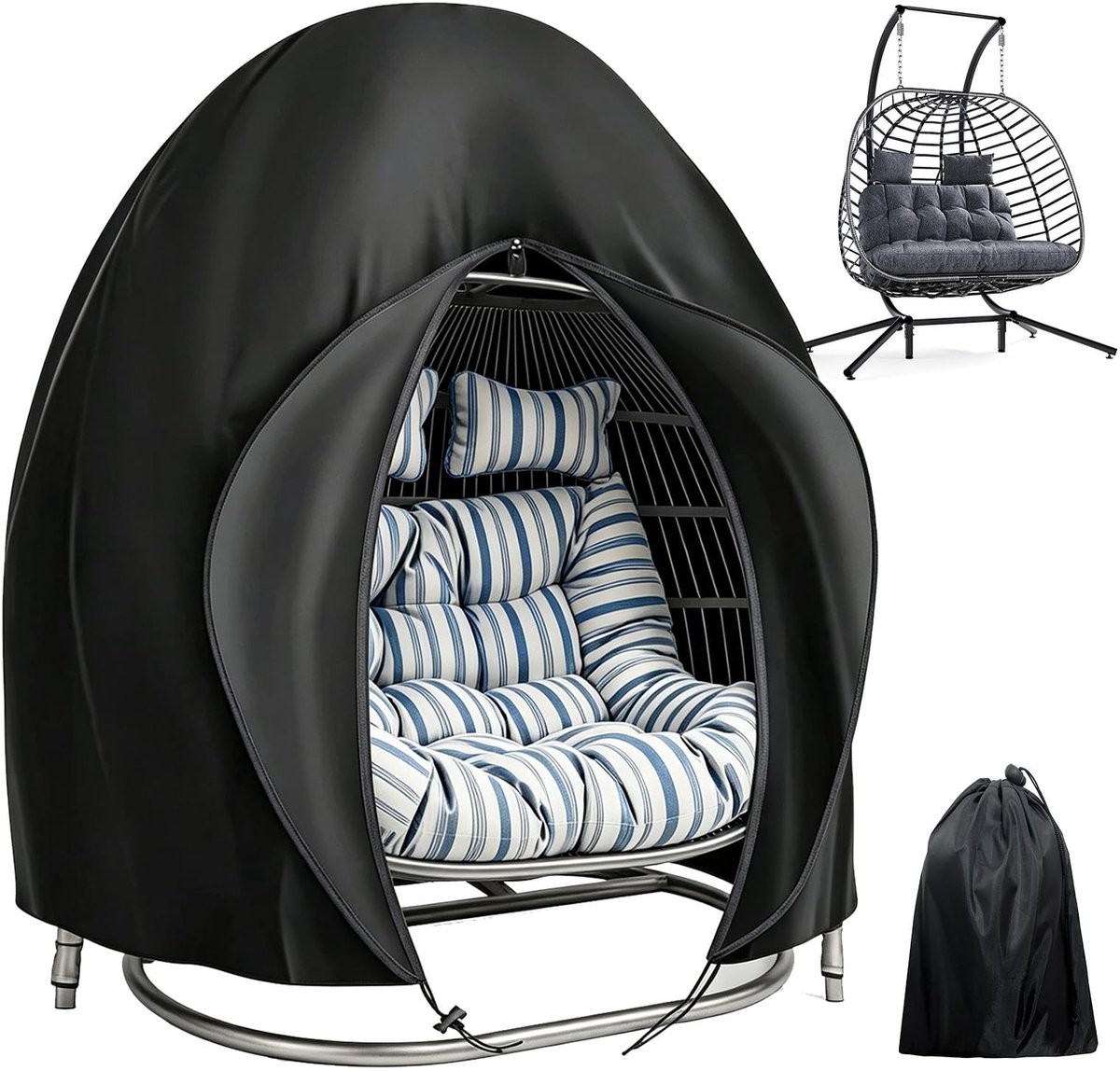 Omgoods - Beschermhoes voor Hangstoel 200 x 230 cm