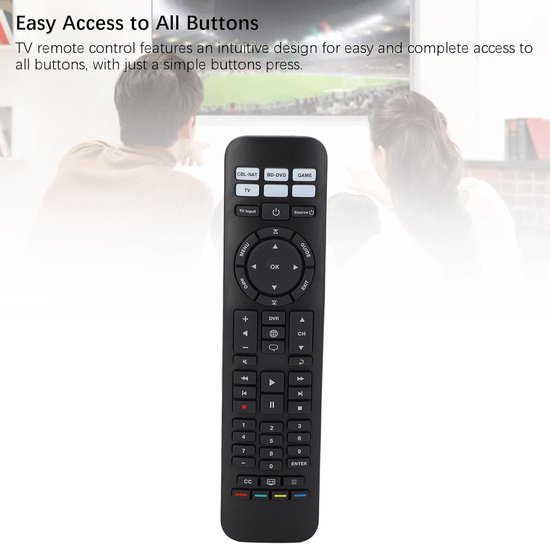SnelShoppen - URC-15S Vervangende Afstandsbediening voor 5, 10, 15 TV Soundbar Geluidsysteem - Hoogwaardige ABS, Ergonomisch, Voor Bluetooth, HDTV, Ka van Snelshoppen — afbeelding 2