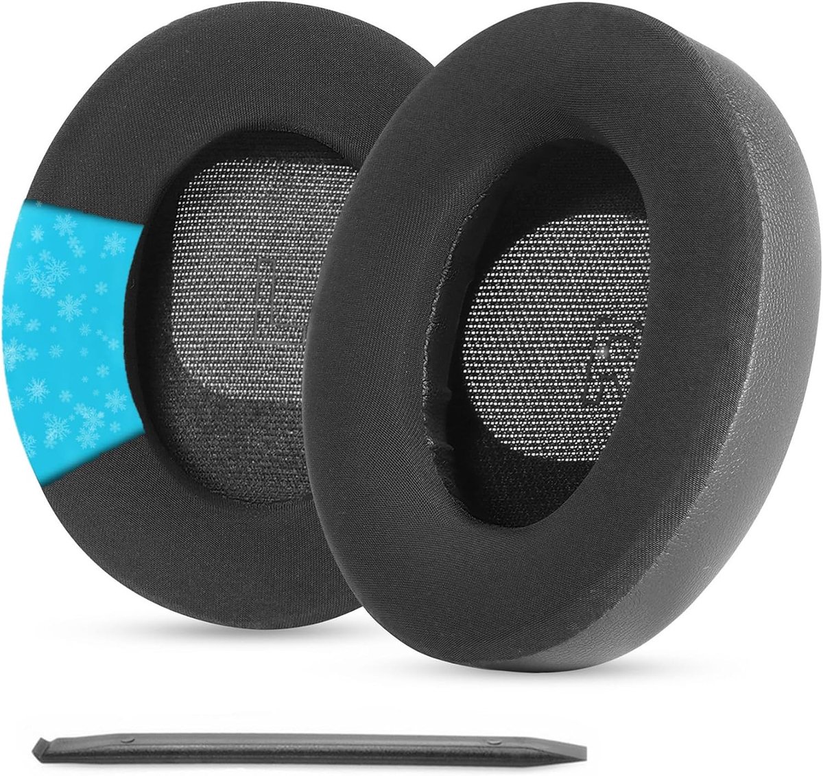 SnelShoppen - Cooling Gel Vervangende Oorkussens voor Hoofdtelefoon, Geschikt voor Ultra Hoofdtelefoons, Ademend IJs Zijde, Geheugen Schuim, Oorkussen