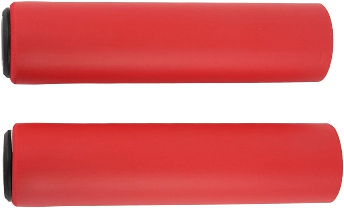 Fiets Handvatten - Stuur Handvatten - Comfortabel Fietsen - Ergonomisch Ontwerp - 22 mm - Rood