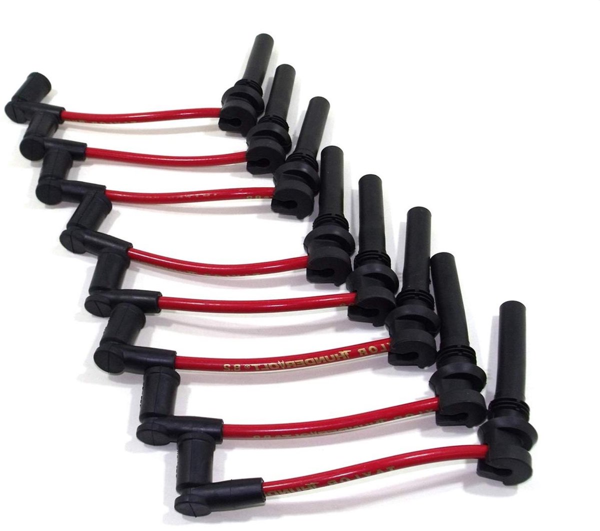 Bougiedraad Set - Ontstekingskabel Set - Motor Onderhoud - Voertuigspecifieke Pasvorm - 8mm - Rood