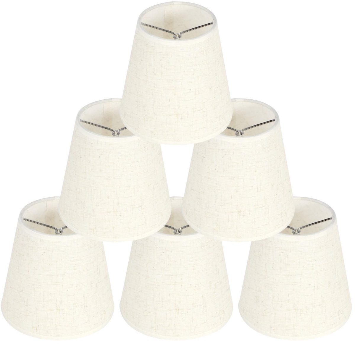 Omgoods - Clip op Lampenkap - E14 Lampenkappen - Modern en Eenvoudig - Grijs - Decoratieve Lampenkappen - Geschikt voor Tafellampen en Hanglampen
