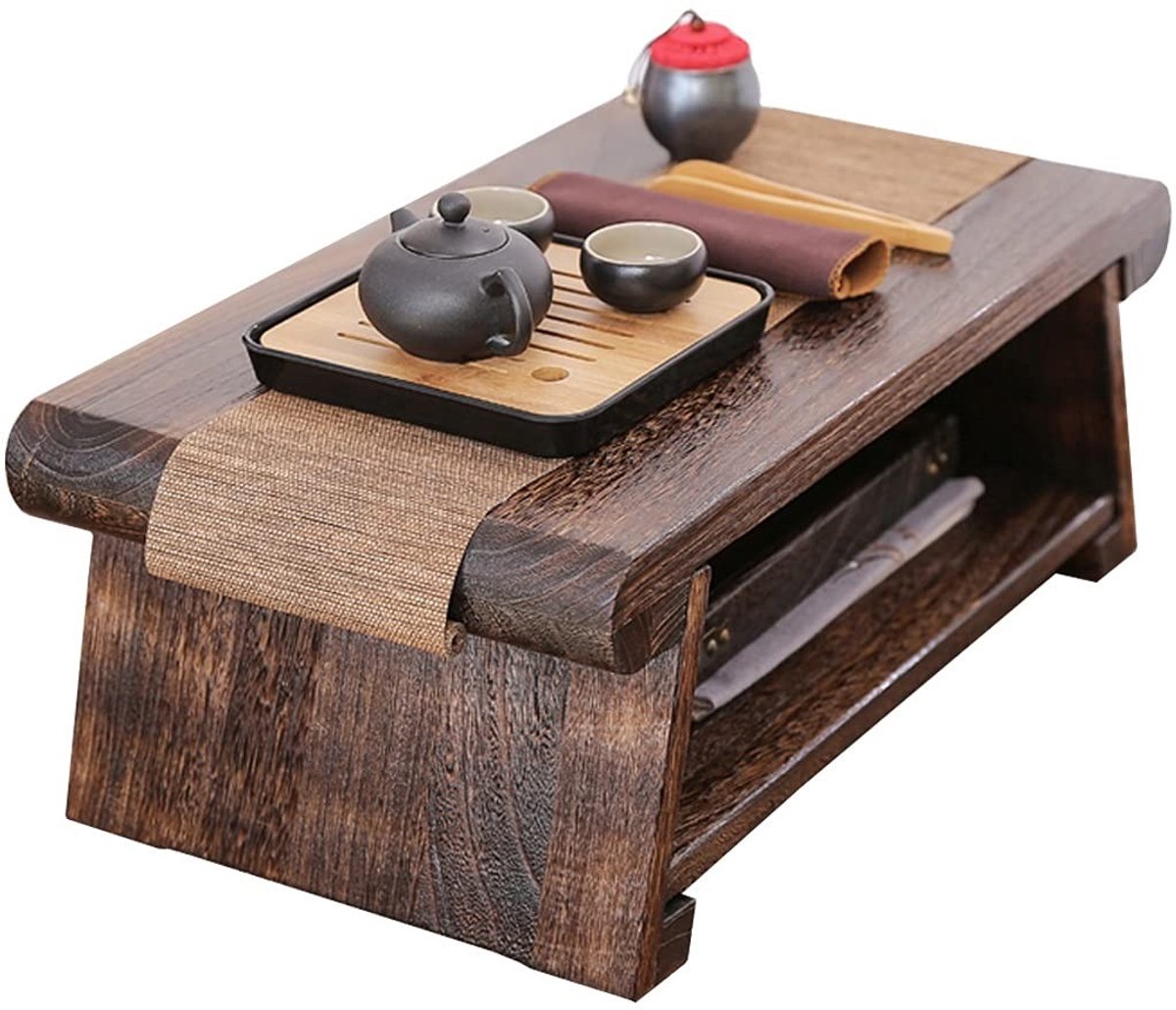 Omgoods - Retro Japanse Koffietafel met Opslagruimte