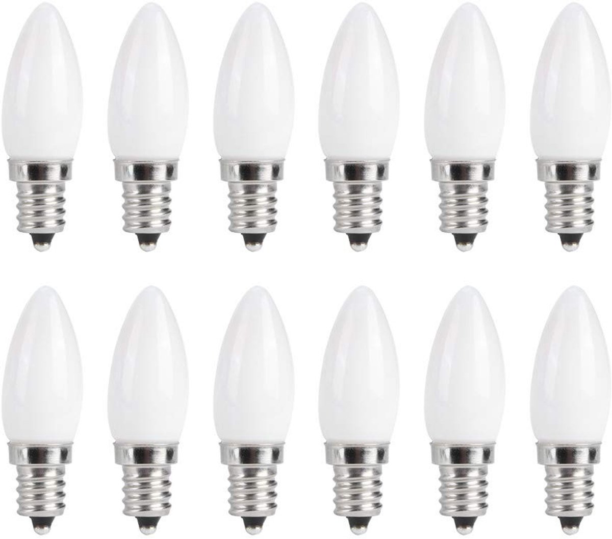 Omgoods - Led Lamp - Decoratieve Kandelaar - Warm Wit - E12 Mini Lamp - Huis en Hotel Verlichting - 10 Stuks