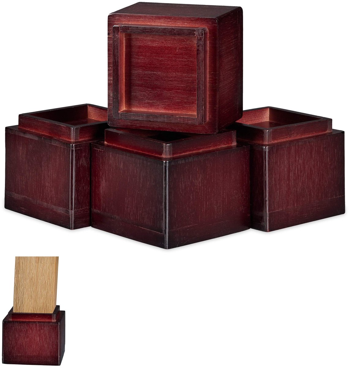Omgoods - Set van 4 Meubelverhogers voor Tafel en Stoel, 10 cm