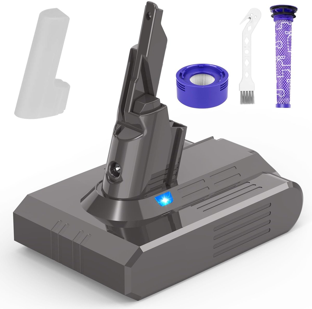 Omgoods - Vervangbare Lithium-ion Accu voor Dyson V7 Stofzuiger