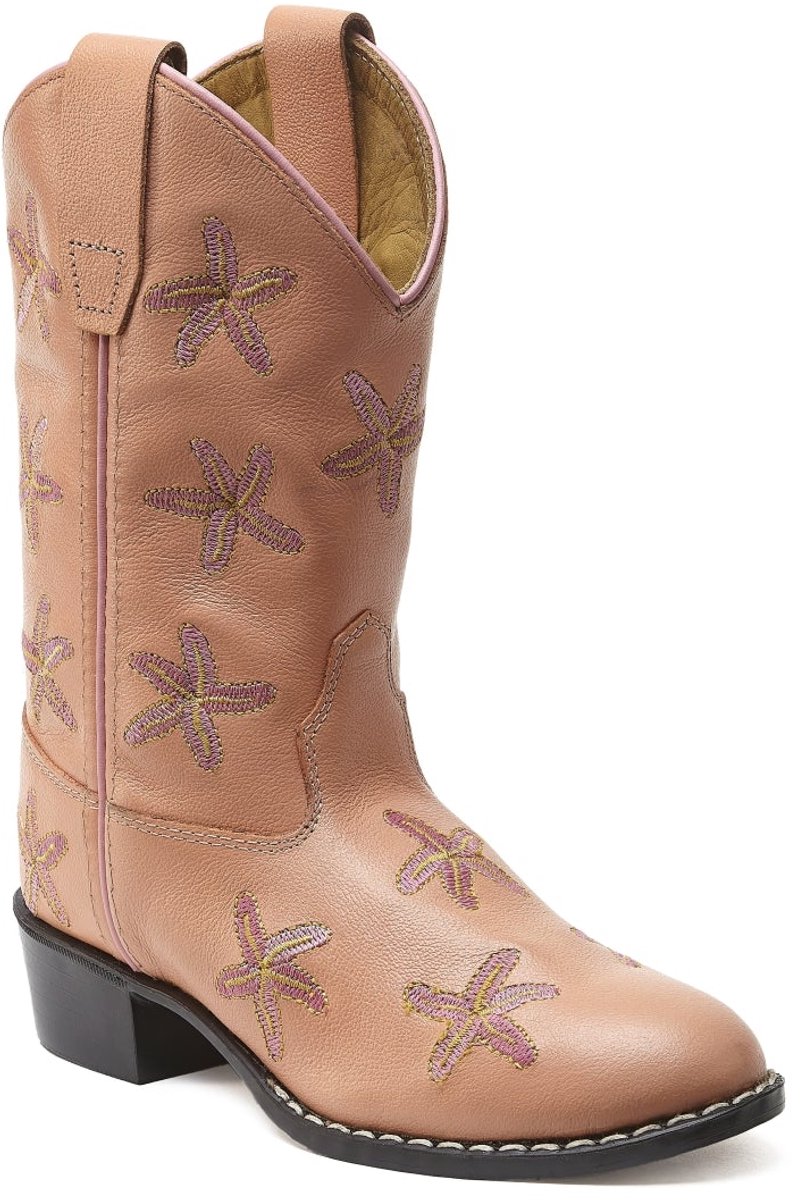 Bootstock Starfish Pink Cowboylaarzen - Kinderen - Roze - Leer