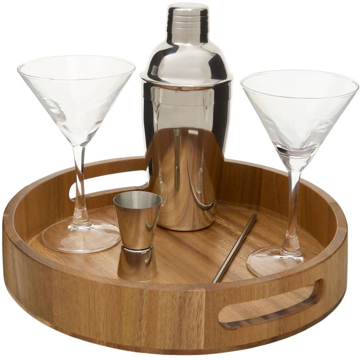Coffret cocktail bois Jules 500ml marron