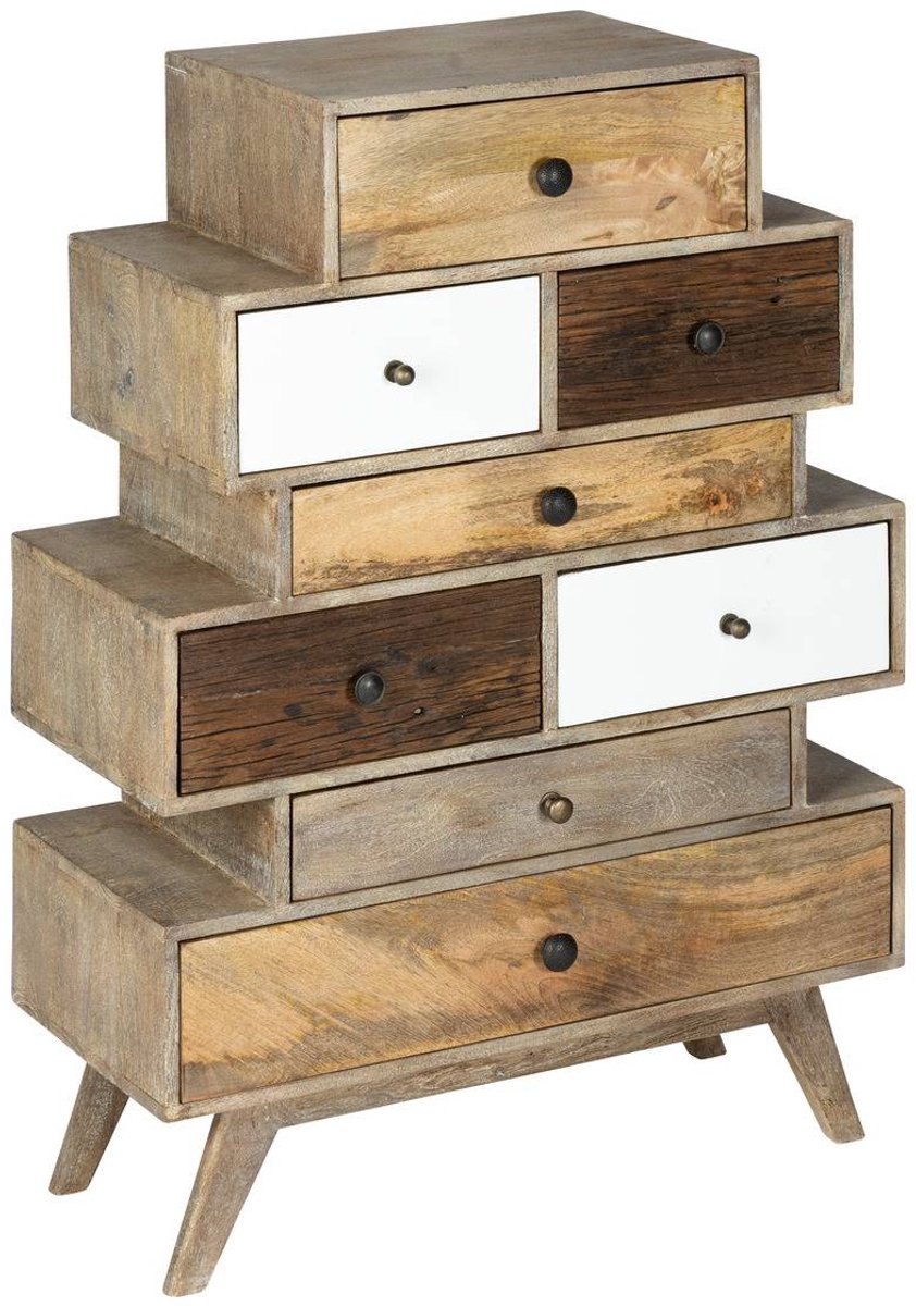 Atmosphera Créateur d'intérieur® Commode met 8 lades van mangohout KOVAL Blanc