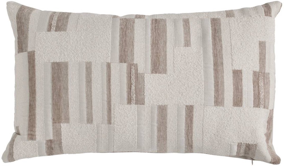 Kussen met afneembare hoes van chenille CALIX