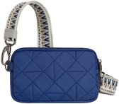 Travelon Boho Anti-Diefstal Telefoon Sling - Compact Telefoontasje & Crossbody Portemonnee - Blauw