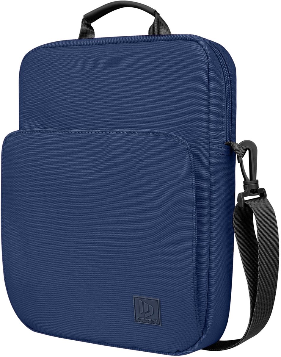 SnelShoppen - Tablet Sleeve Tas 9-11 Inch met Schouderband | Geschikt voor iPad 10.9, iPad Air, Galaxy Tab A11+, Denim