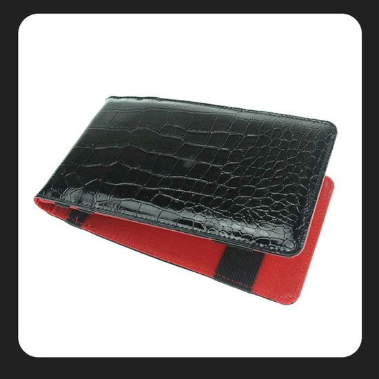 Golf Scorecard Holder - 18 x 11 cm - PU leer krokodillenpatroon - Perfect voor het registreren van scores - ShopVlot van GOLF — afbeelding 3