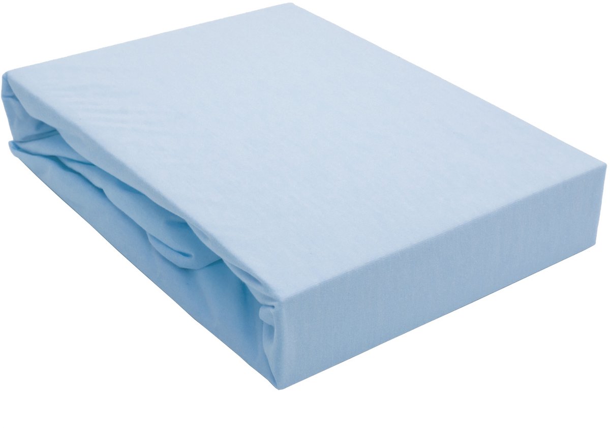 Beschermend Hoeslaken Cerata 160x200 Blauw met Elastiek