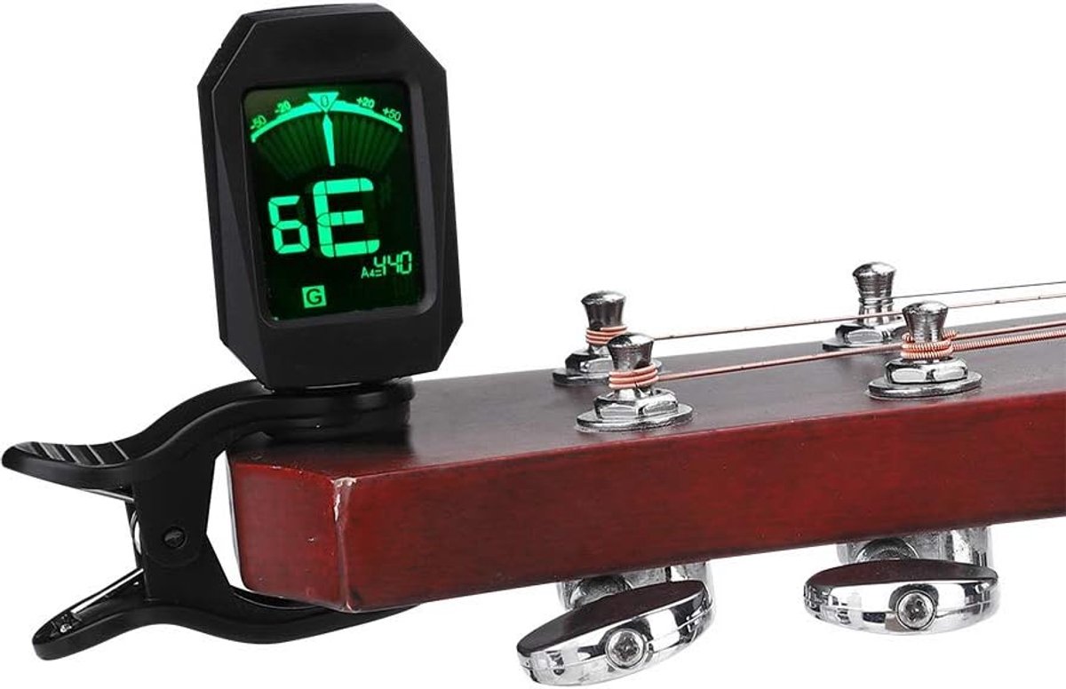 Guitar Tuner Clip - Digitale Stemming - Professionele Clip-on Stemtuner - Eenvoudig in gebruik - ShopVlot