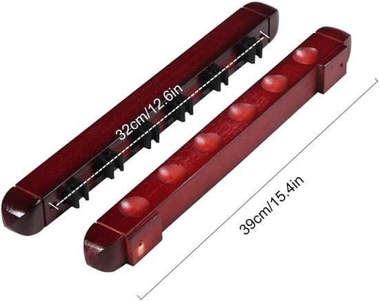 SnelShoppen - Billiard Wandbeugel, Pool Cue Wandhouder, Billiard Queue-Rack, Pool Queue-Rack, Billiard Accessoires voor Scholen, Huizen en Vereniginge van Snelshoppen — afbeelding 4