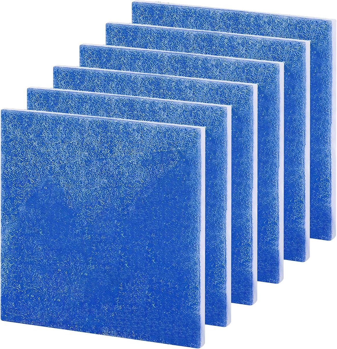 Vervangfilters set van 6 - stoffilter ventilatiesysteem - synthetisch materiaal - frisse lucht in de badkamer - SnelShoppen
