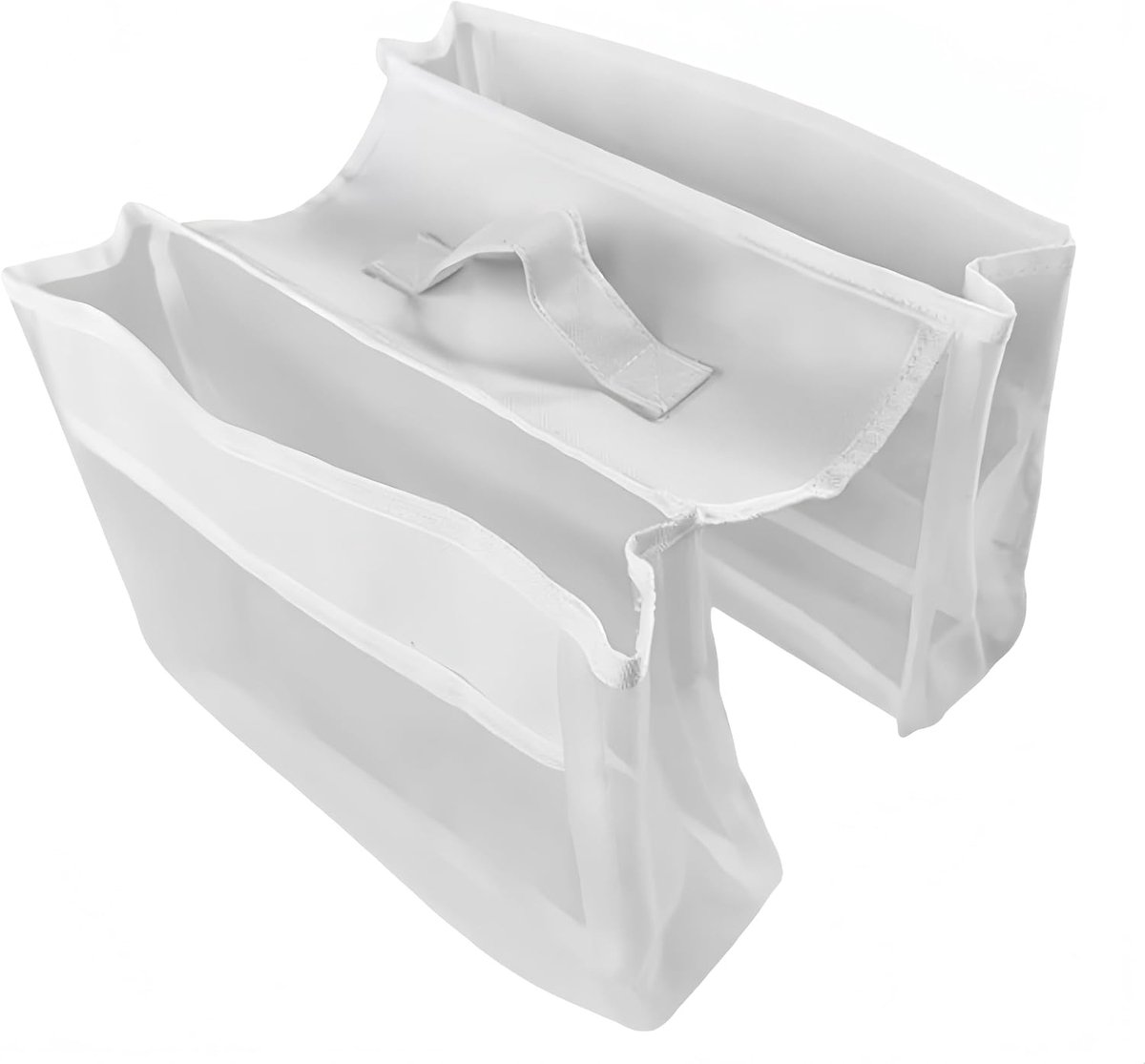 Storage Organizer voor badkuipen, nettas, badkuip, badkuip, hangorganizer, tas, opslag, badkuip, opbergen, nettas voor de badkuip (wit)