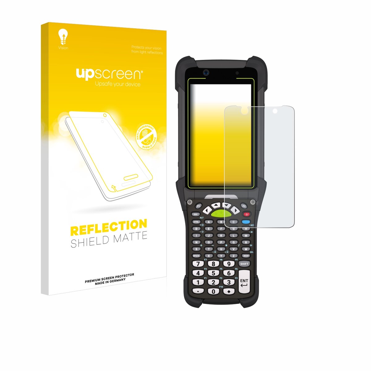 upscreen - Screenprotector voor Zebra MC9400 - Folie Beschermfolie anti glare matte